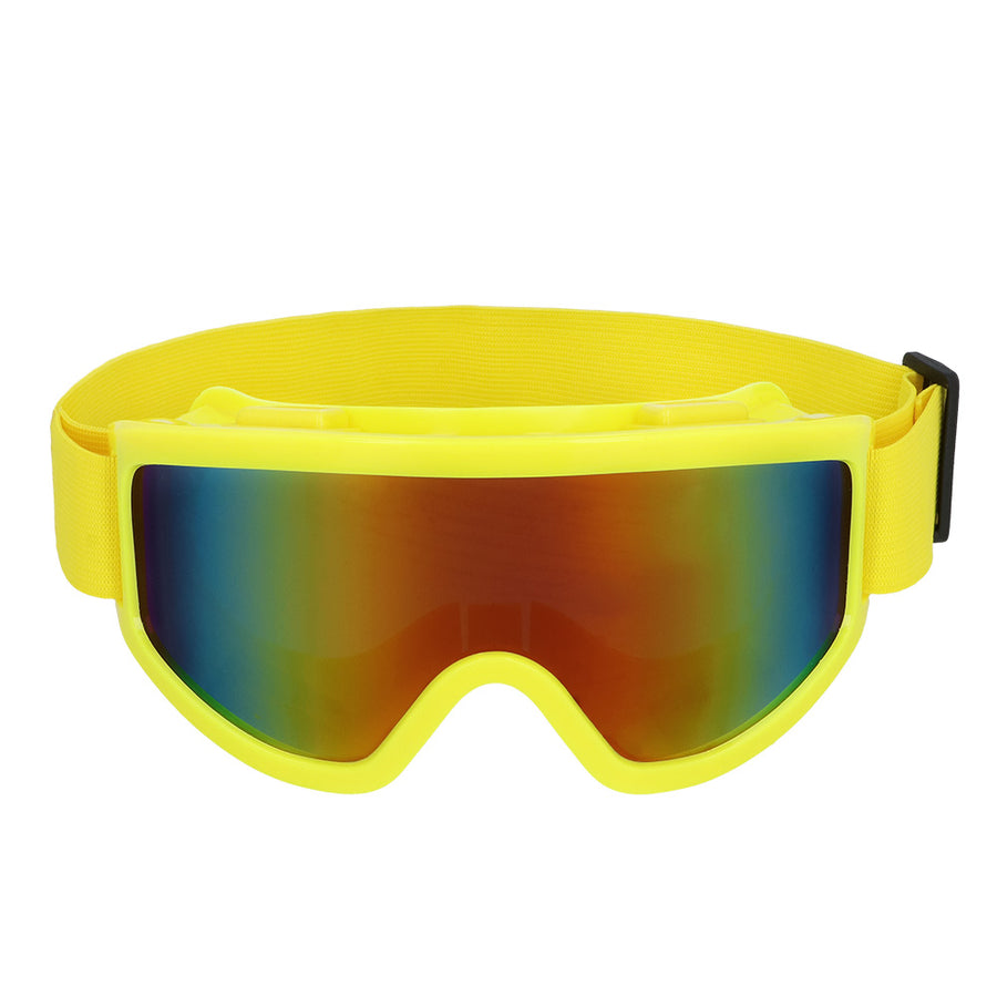 Skibril Party - neon geel