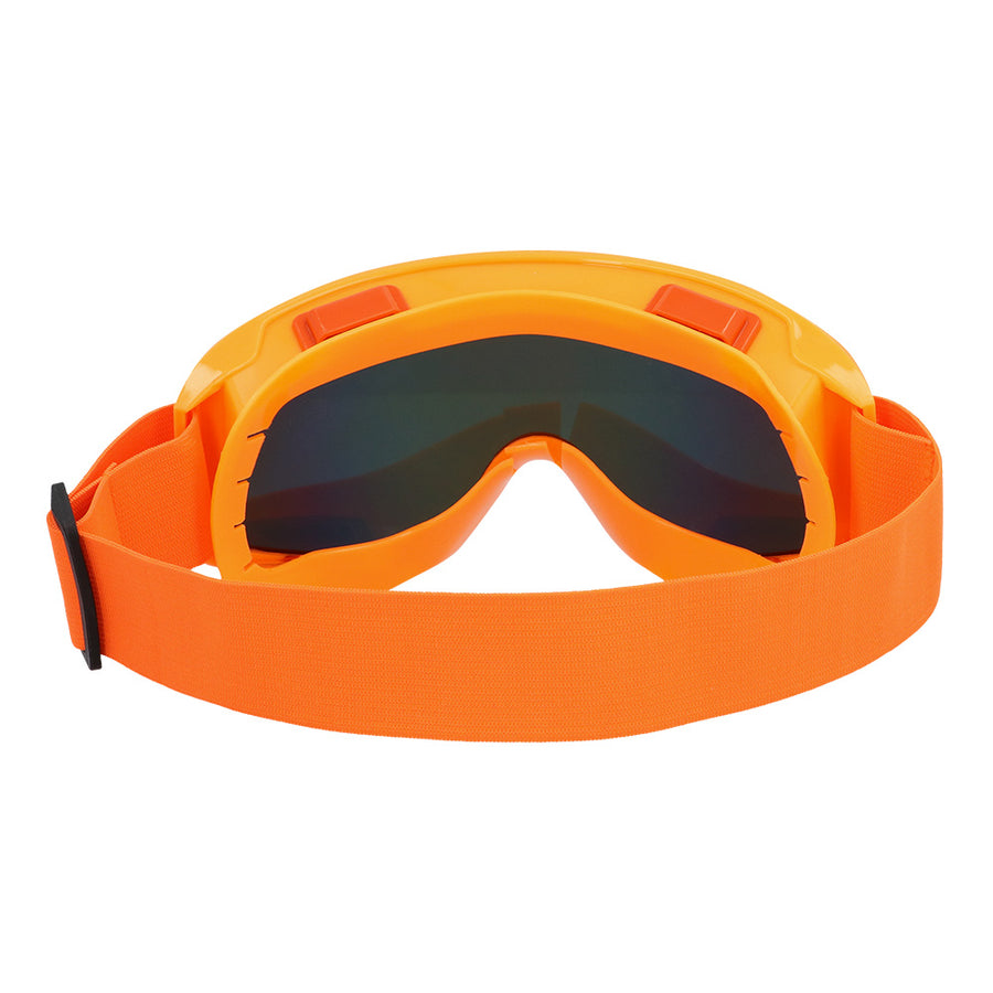 Skibril Party - neon oranje