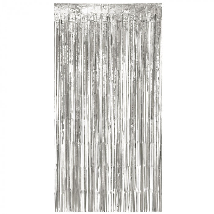 Foliegordijn - 200 x 100 cm - zilver