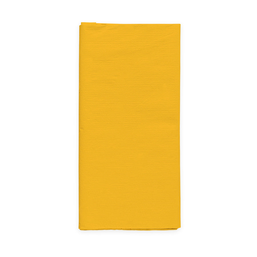 Papieren tafelkleed FSC - 120 x 180 cm - geel