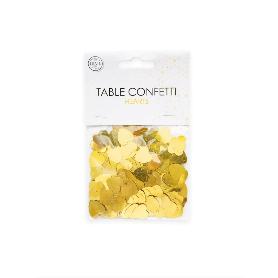 Tafelconfetti - 14 gram - gouden hartjes