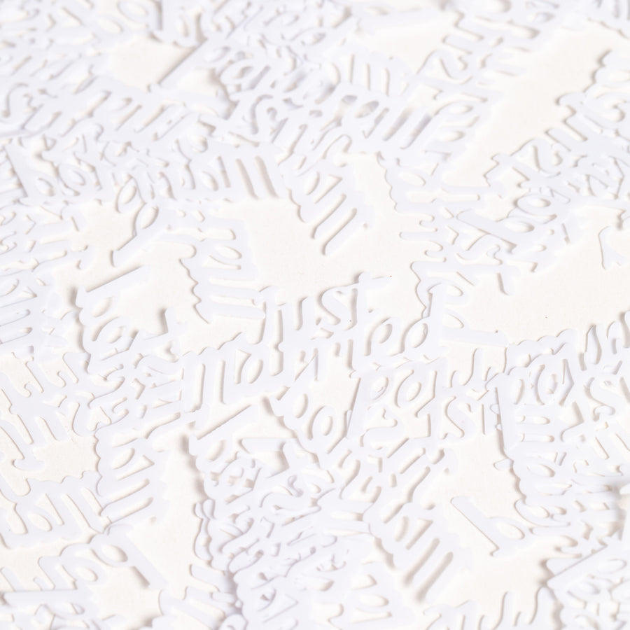 Just Married Tafelconfetti - 14 gram - wit