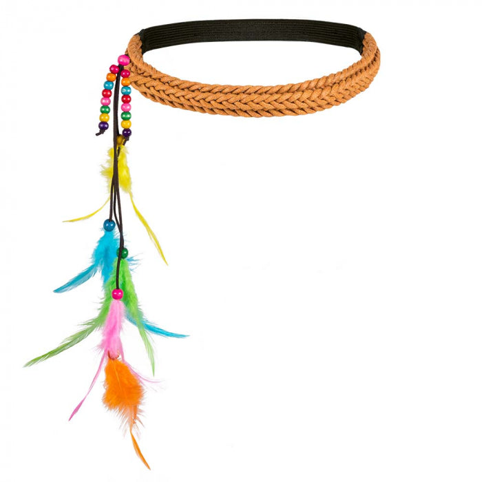 Hippie Bohemian (hoofdband en partybril)