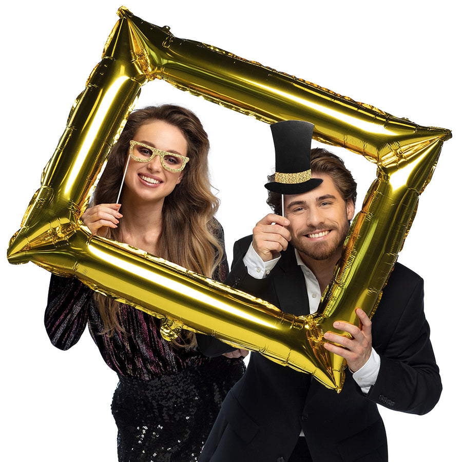 Photobooth props met folieballon fotolijst