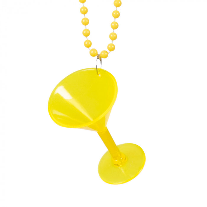 Ketting cocktail shotglaasje - 1 stuk (assorti)