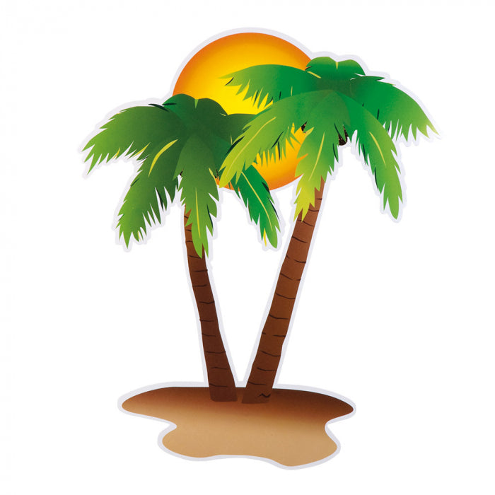 Hawaii decoraties - 4 stuks