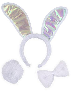 Bunnyset wit - 3 delig
