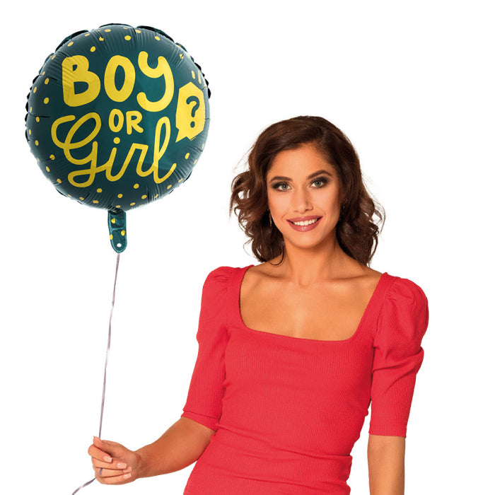 Boy or Girl Folieballon rond - 45 cm