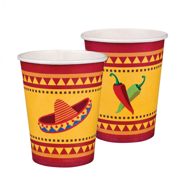 Mexico Bekers - 10 stuks - 21 cl