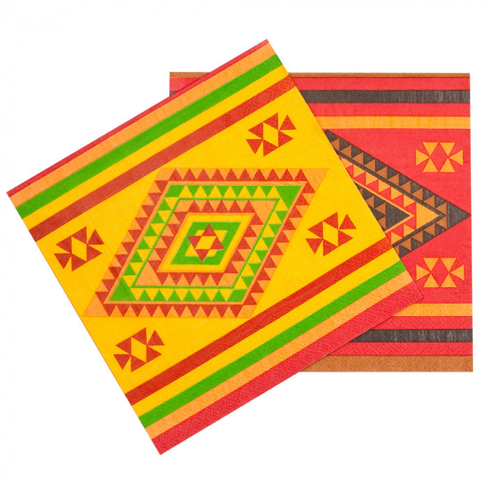 Mexico Servetten - 20 stuks - 33 x 33 cm