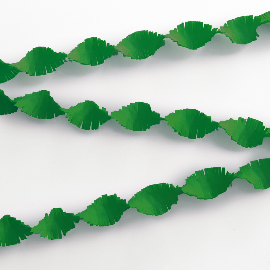 Crêpeslinger - 24 meter - groen - Brandvertragend