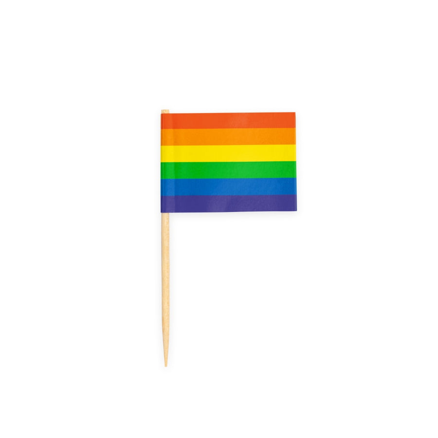 Regenboog Cocktailprikkers - 50 stuks