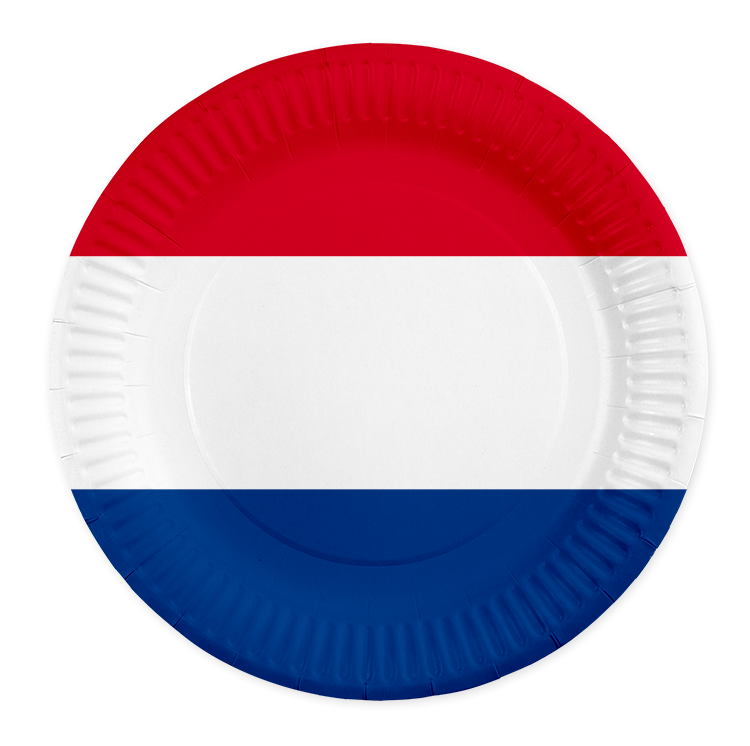 Nederland bordjes - 8 stuks