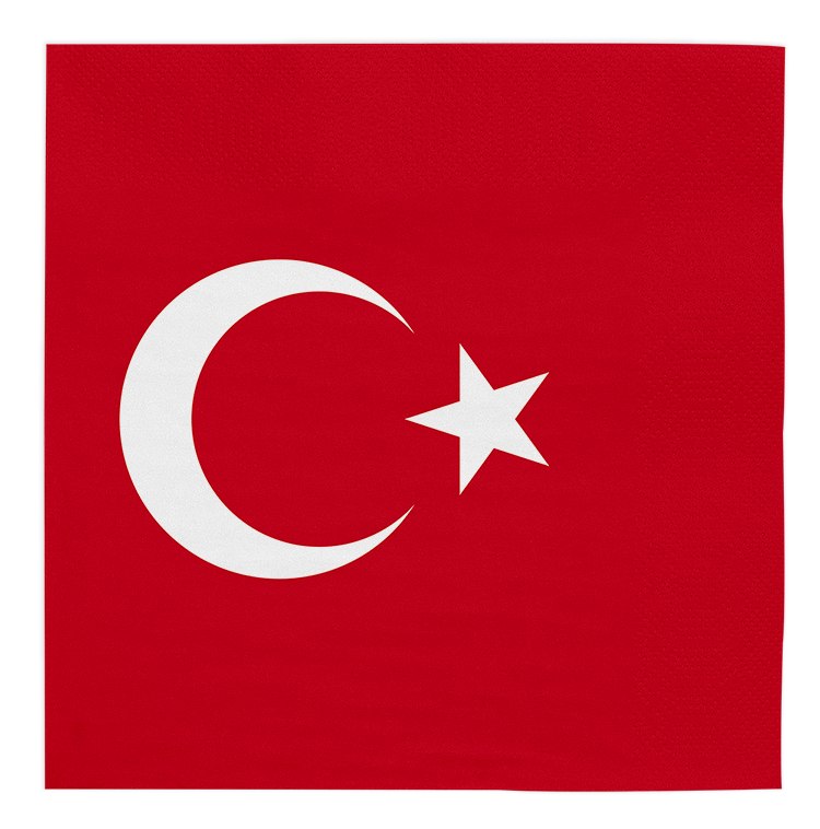 Turkije servetten - 20 stuks