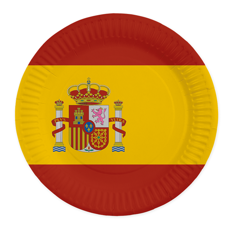 Spanje bordjes - 8 stuks