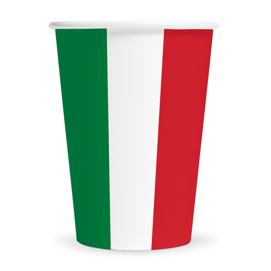 Italië bekers - 8 stuks