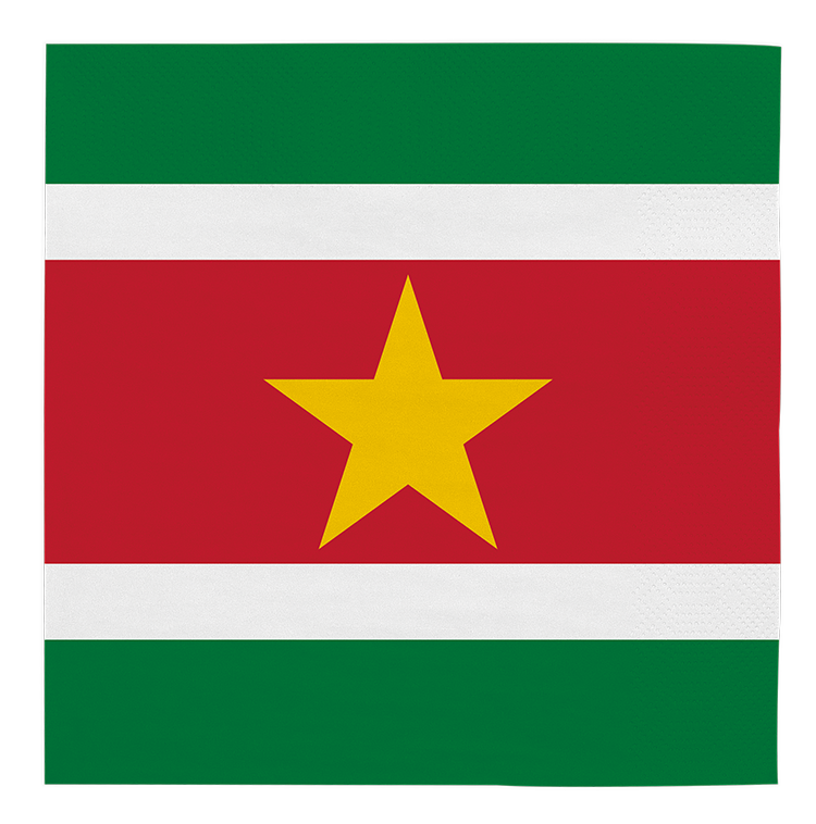 Suriname servetten - 20 stuks