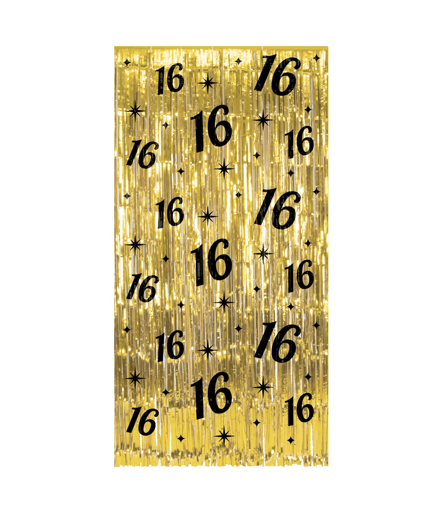 16 jaar Foliegordijn - 200 x 100 cm - Classy