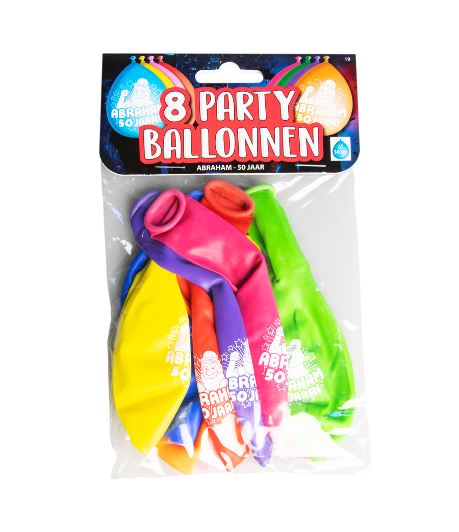 Abraham Ballonnen - 8 stuks - 30 cm