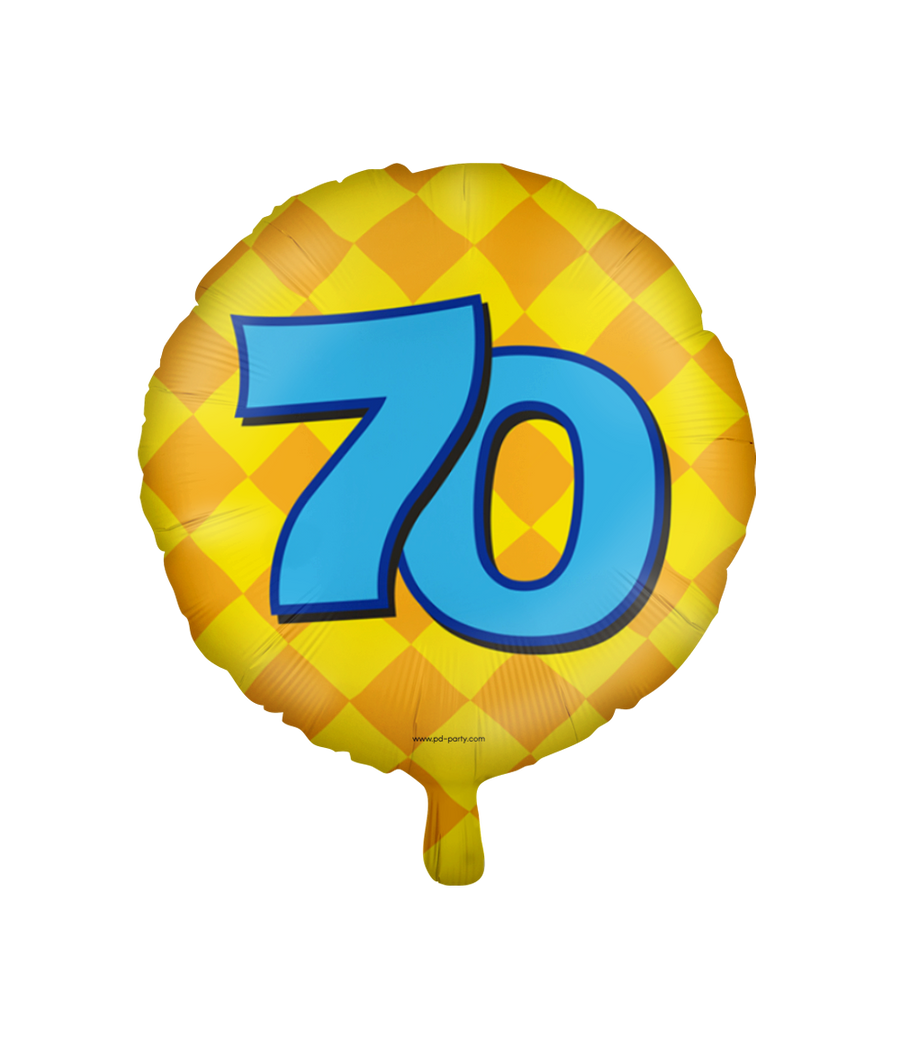 70 jaar Folieballon - Happy