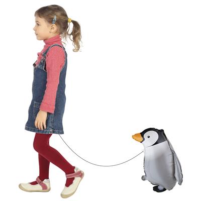 Wandelende pinguïn Folieballon - 47 x 32 cm