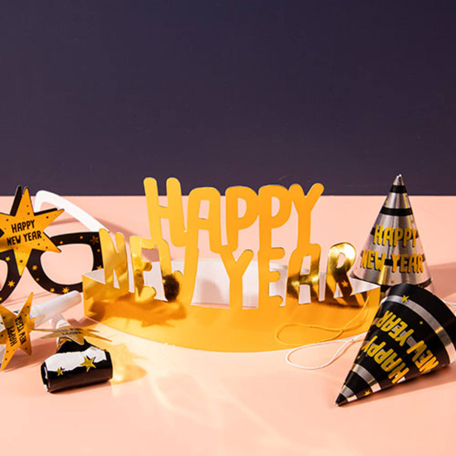 Feestpakket Happy New Year - 28 delig - BlackGold HNY