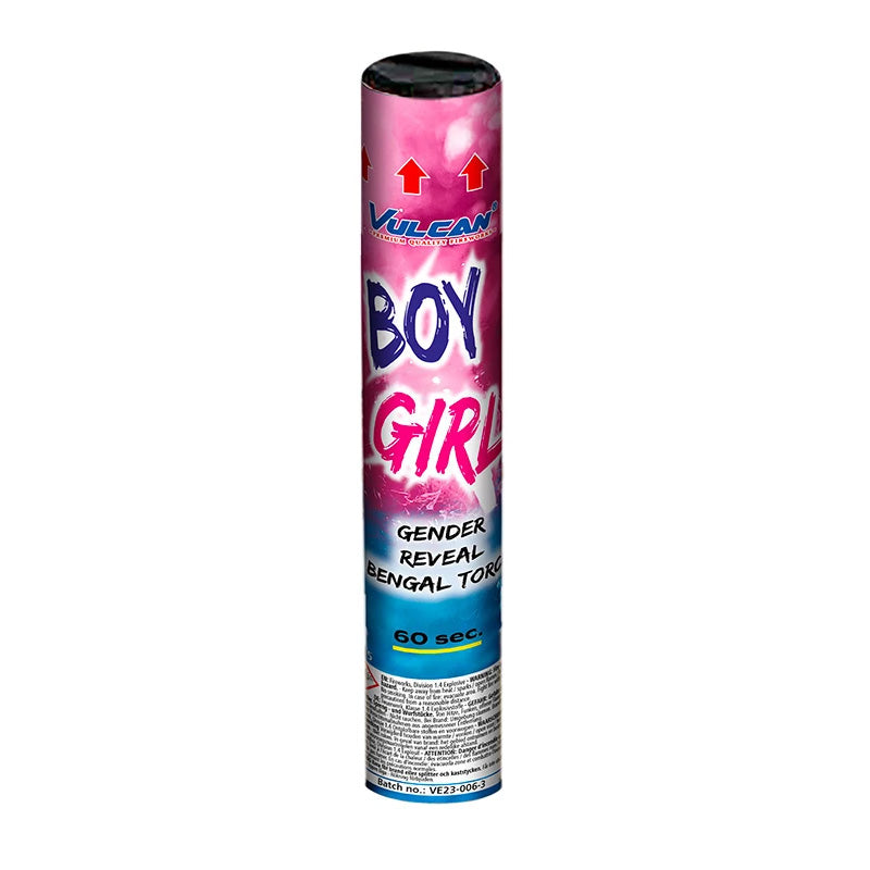 Gender Reveal bengaalse fakkel - roze