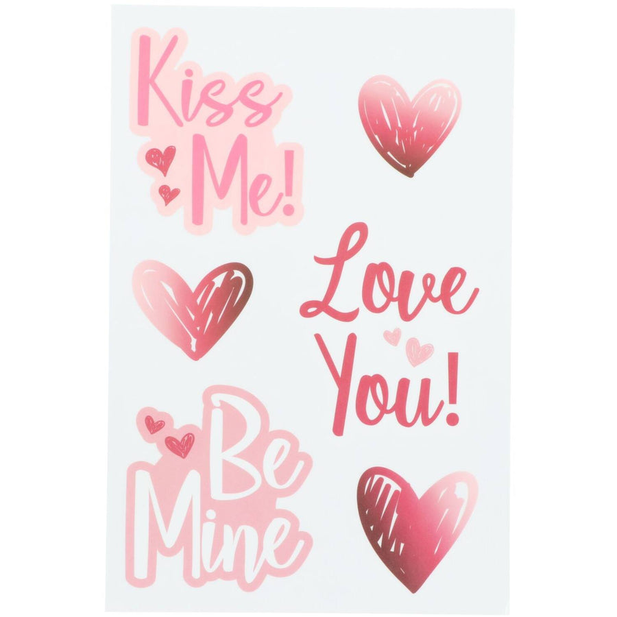 Raamstickers - Ombre Love - 12 stuks