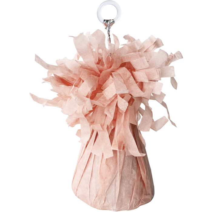 Folie ballongewicht - pastel oranje