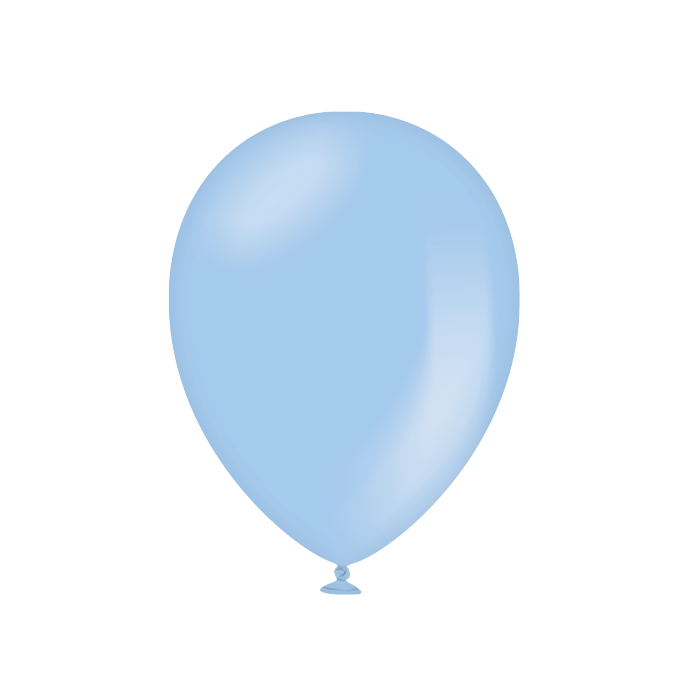 Ballonnen - 10 stuks - pastel blauw