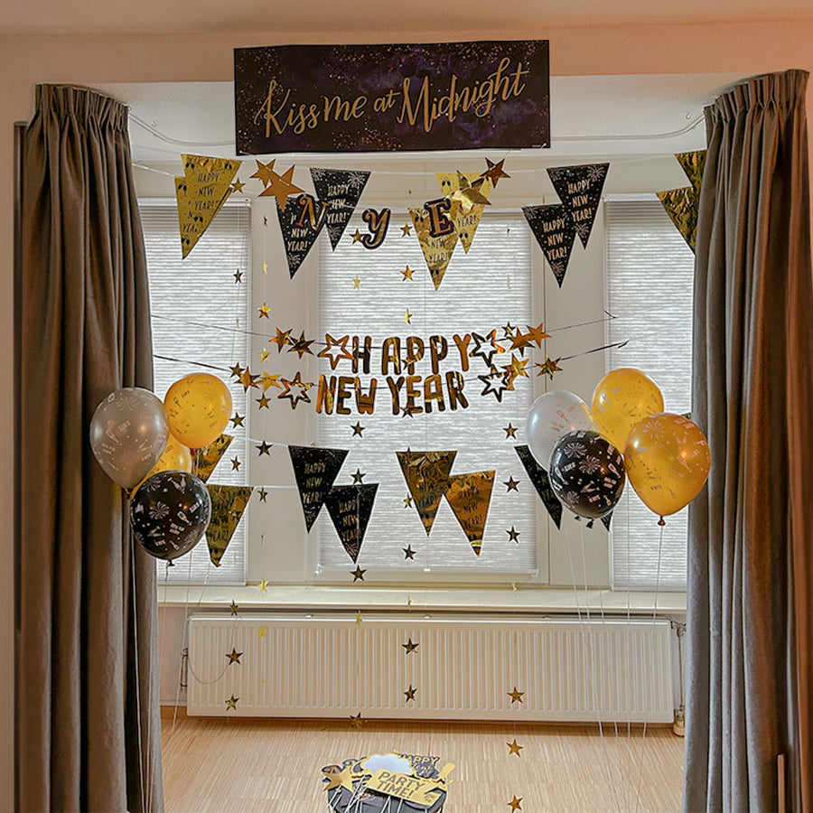 New Year Photobooth props en bord