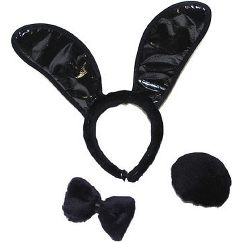 Bunnyset zwart - 3 delig
