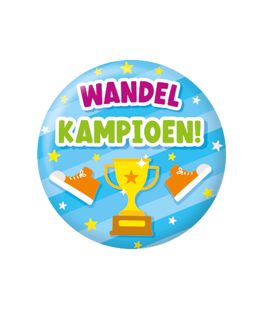 Button Wandelkampioen