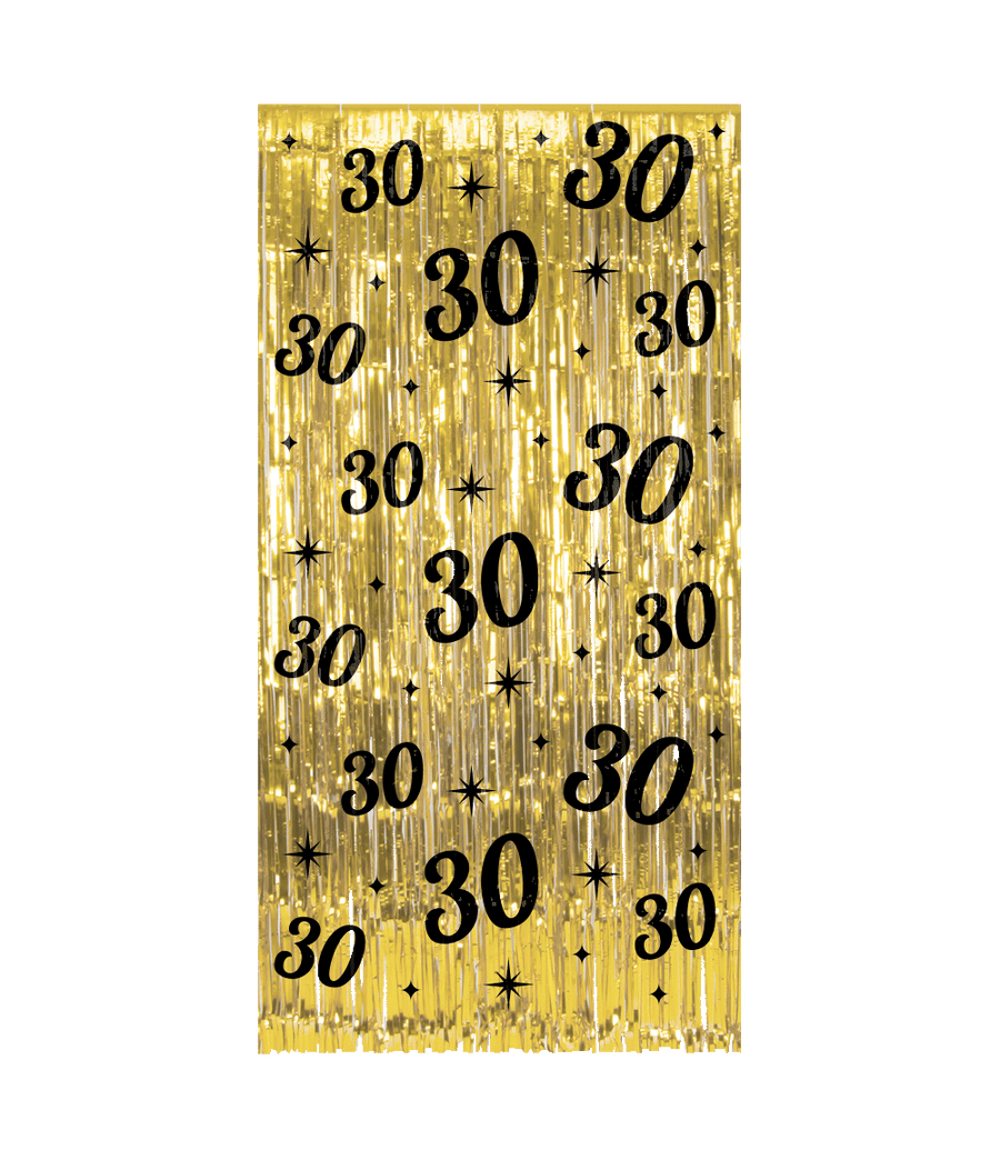 30 jaar Foliegordijn - 200 x 100 cm - Classy