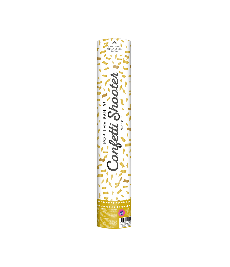 Confetti shooter - 40 cm - goud