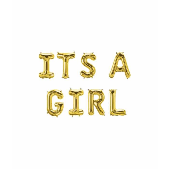 It's a Girl Folieballon - 40 cm