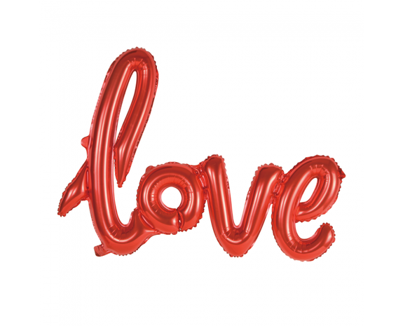 Folieballon "Love" - lengte 119 cm
