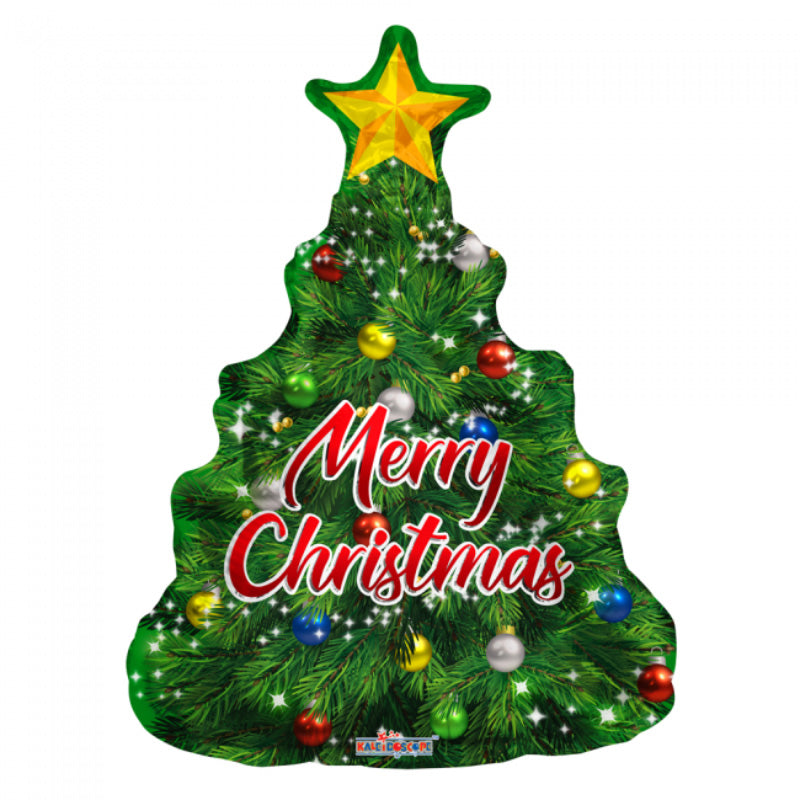 Folieballon - 92 cm - Kerstboom