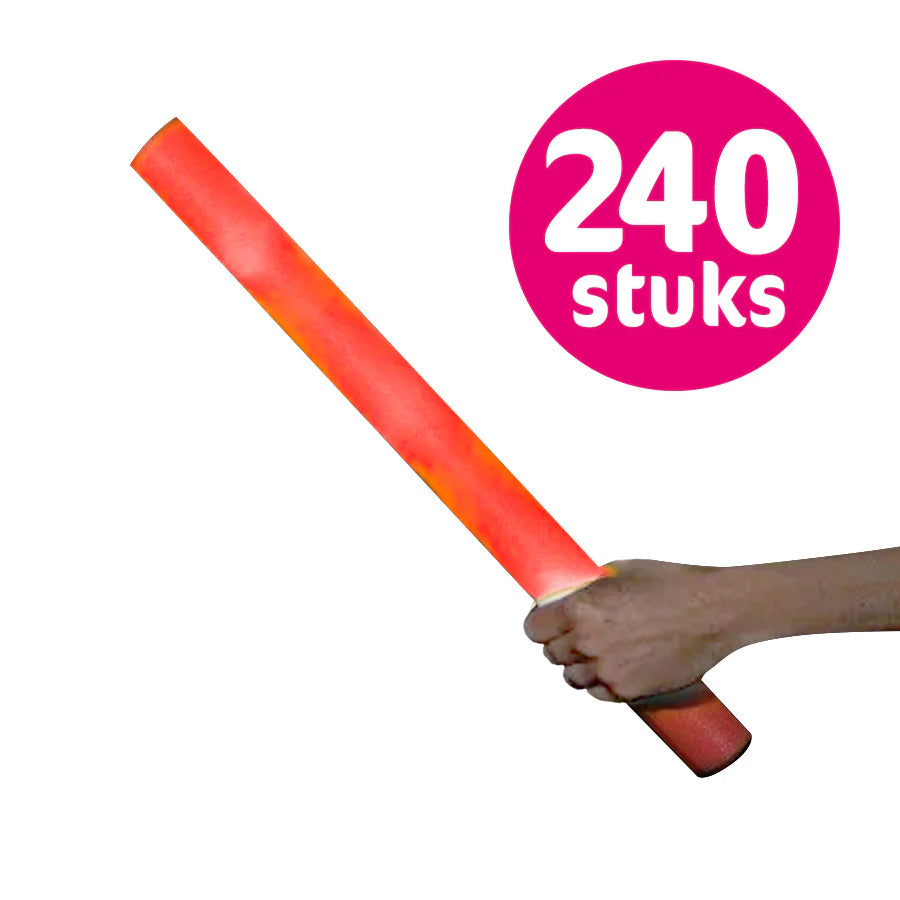 240x LED Foam stick - oranje
