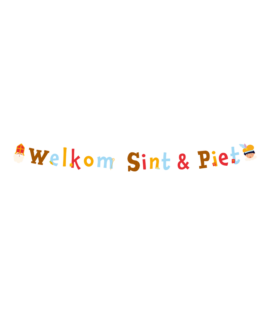 Sinterklaas versiering | letterslinger