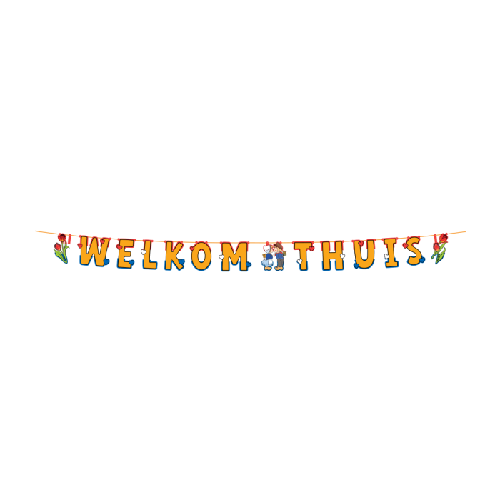 Welkom thuis letterslinger - 3 meter