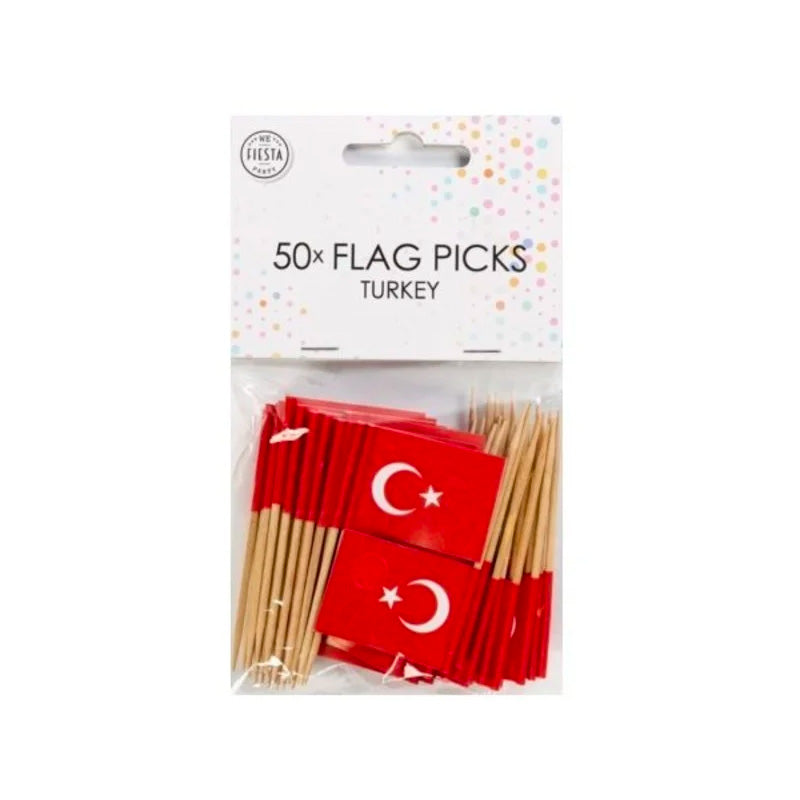 Turkije Cocktailprikkers - 50 stuks