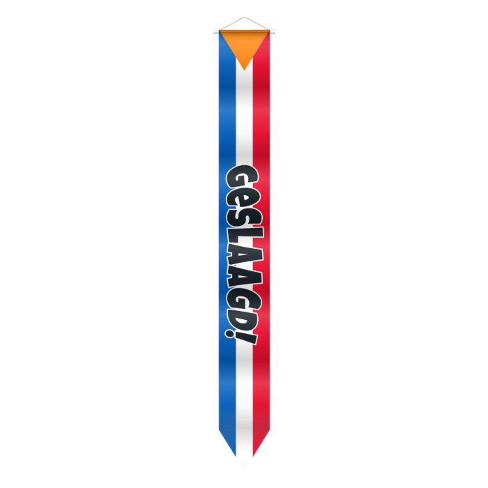 Wimpel geslaagd - 155 cm