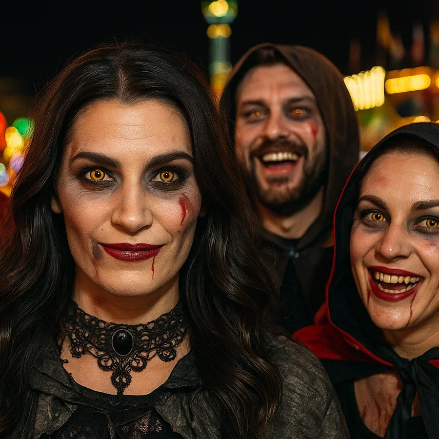 Halloween gekleurde lenzen