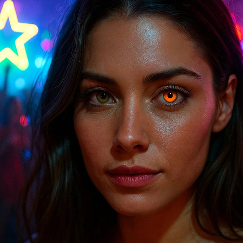 Glow in the dark lenzen