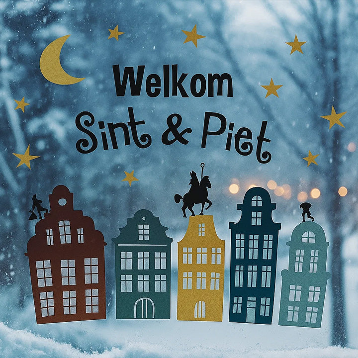 Raamstickers kleurrijk