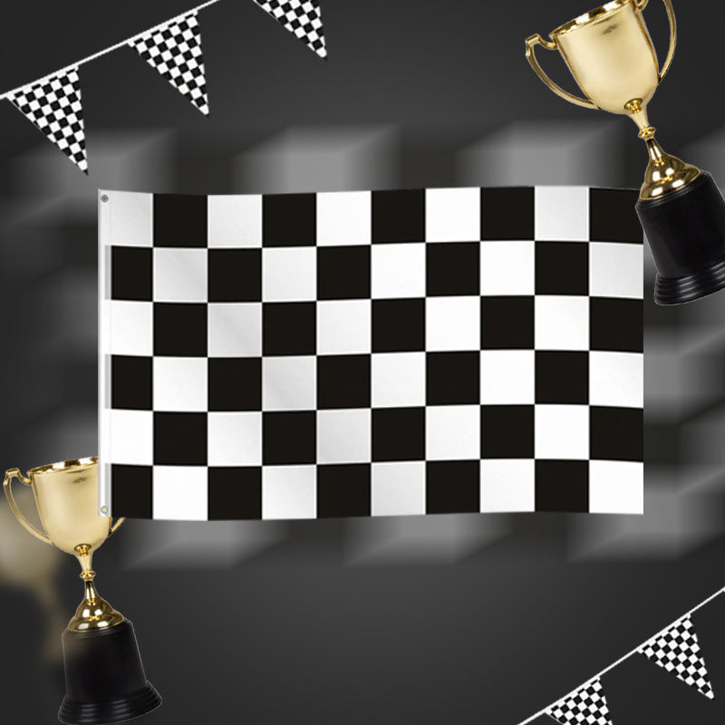 Zwart wit vlag - Formule 1