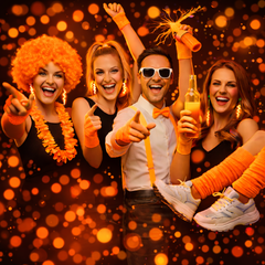 Productserie - Carnaval - neon oranje