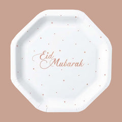 Produktserie - Eid Mubarak - Weiß/Roségold