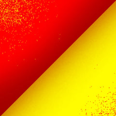 Rode en gele versiering